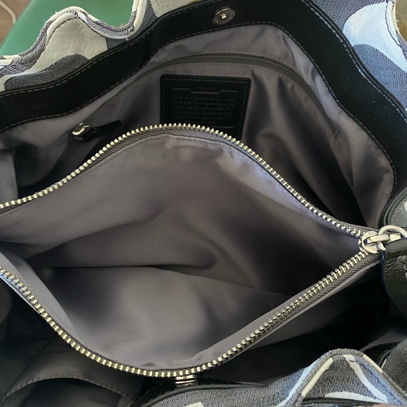 Coach Penelope Shantung Signature Satchel Handbag - Picture 4 of 5